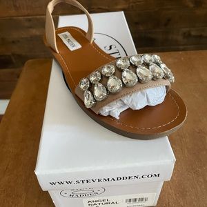 Steve Madden Angel Natural Sandals, Size 7.5